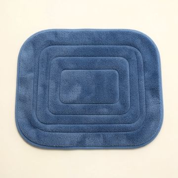 Vale Dell Bath Mat - Blue (synthetic illustration; no displayed measurements)