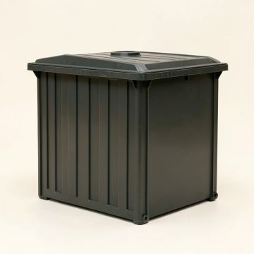 Store-It-Out Max 5 Ft. W X 3 Ft. D Plastic Horizontal Garbage Shed (synthetic illustration; no displayed measurements)