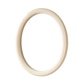 Glen Bend Framed Wall Mirror - Ivory