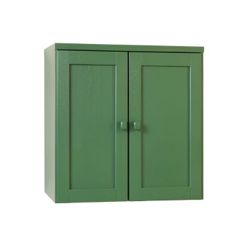 Birch Crossing Wall-Mounted Laundry Cabinet - Green