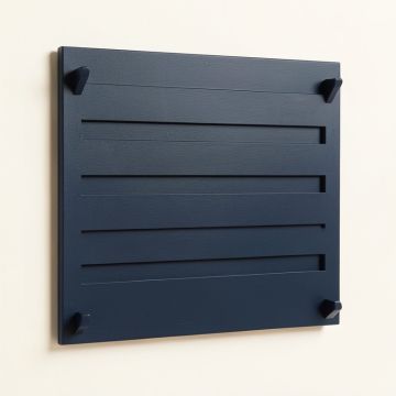 Olive Dell Empty Wall-Mounted Tool Organizer Panel - Navy (synthetic illustration; no displayed measurements)