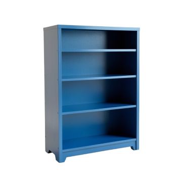 Maple Crest Freestanding Bookcase - Blue
