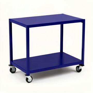 Ridge Brook Empty Rolling Workshop Cart - Navy (synthetic illustration; no displayed measurements)