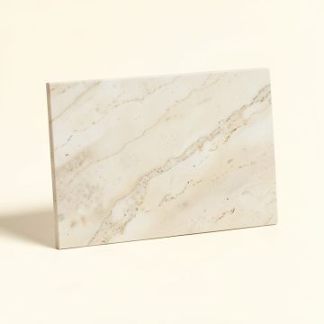 Arabescato Carrara 3 '' X 6 '' Marble Subway Tile (synthetic illustration; no displayed measurements)