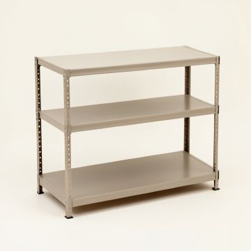 31.5 '' H X 23.6 '' W X 13.8 '' D 3-Tier Shelving Unit (synthetic illustration; no displayed measurements)