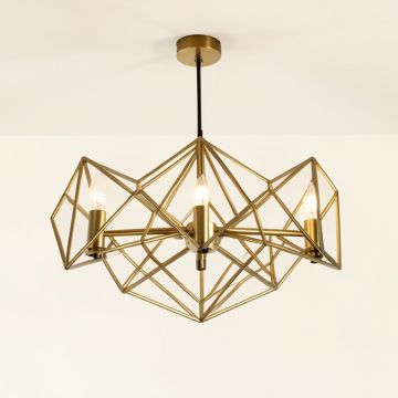 Cotten Unique Statement Geometric Chandelier (synthetic illustration; no displayed measurements)