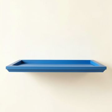 Summit Canyon Wall-Mounted Shelf - Blue (synthetic illustration; no displayed measurements)