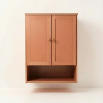 Cove Bluff Wall-Mounted Laundry Cabinet - Terracotta (synthetic illustration; no displayed measurements)