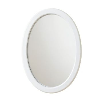 Flint Canyon Framed Wall Mirror - White
