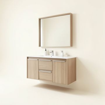 Albion 31 '' Wall-Mounted Single Bathroom Vanity Set (synthetic illustration; no displayed measurements)