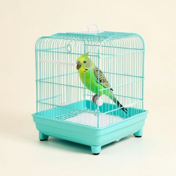 Double Roof Parakeet Bird Starter Kit (synthetic illustration; no displayed measurements)