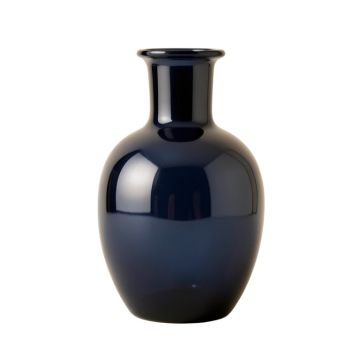 Bay Crest Empty Decorative Vase - Navy