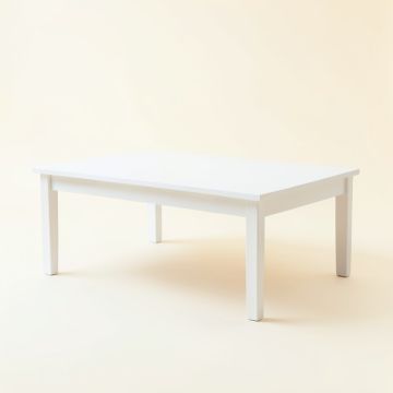 Dawn Canyon Coffee Table - White (synthetic illustration; no displayed measurements)