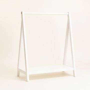 Cove Bend Empty Garment Rack - White (synthetic illustration; no displayed measurements)