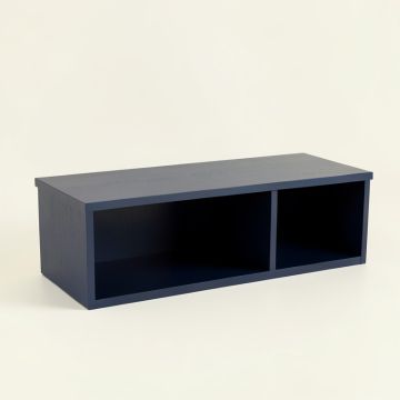 Glen Bluff Shoe Storage Bench - Navy (synthetic illustration; no displayed measurements)