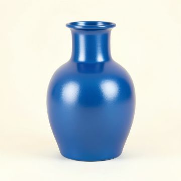 Flint Crest Empty Decorative Vase - Blue (synthetic illustration; no displayed measurements)
