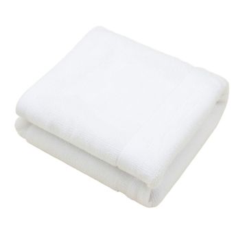 Fern Crossing Bath Towel - White