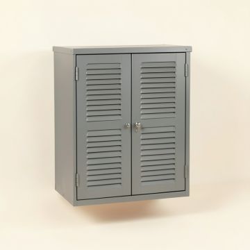 Dune Bridge Wall-Mounted Laundry Cabinet - Gray (synthetic illustration; no displayed measurements)