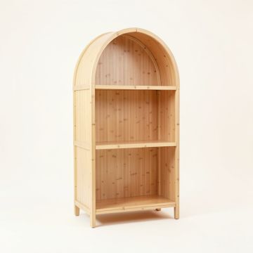 Wren Brook Freestanding Bookcase - Beige (synthetic illustration; no displayed measurements)