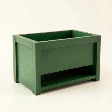 Wren Branch Empty Raised Planter - Green (synthetic illustration; no displayed measurements)