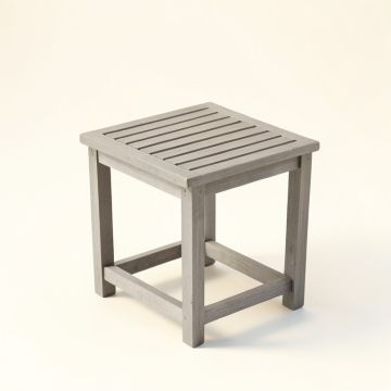 Birch Crest Compact Balcony Table - Gray (synthetic illustration; no displayed measurements)