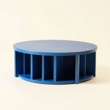 Maple Dell Shoe Storage Bench - Blue (synthetic illustration; no displayed measurements)