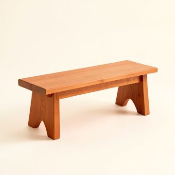 River Dell Indoor Bench - Terracotta (synthetic illustration; no displayed measurements)