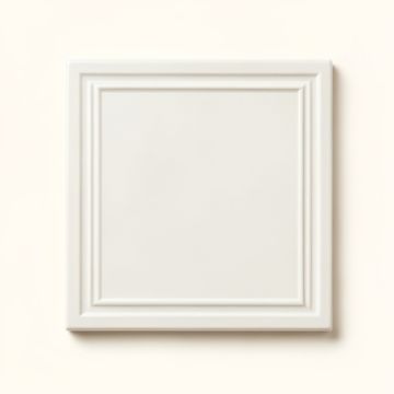 Field Canyon Uninstalled Square Decorative Tile - White (synthetic illustration; no displayed measurements)