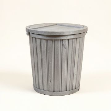 Wren Bluff Closed Garden Compost Bin - Gray (synthetic illustration; no displayed measurements)