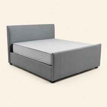 Sumter Upholstered Storage Sleigh Bed (synthetic illustration; no displayed measurements)