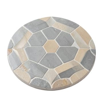 Ifnluence 1 '' X 1 '' Beveled Porcelain Penny Round Mosaic Tile