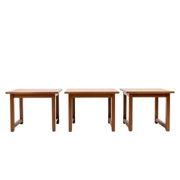 Oswego Wood 3 Piece Coffee Table Set