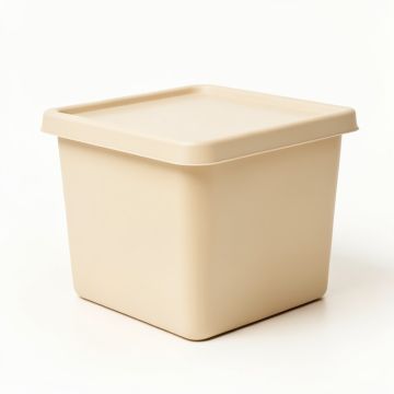 Linden Bridge Closed Outdoor Storage Box - Beige (synthetic illustration; no displayed measurements)