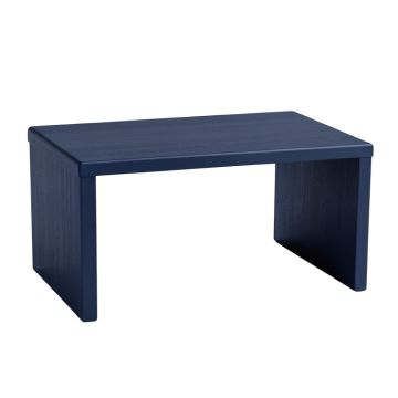 Dune Field Desktop Monitor Riser - Navy (synthetic illustration; no displayed measurements)