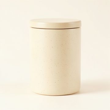 Clay Bridge Storage Canister With Lid - Ivory (synthetic illustration; no displayed measurements)