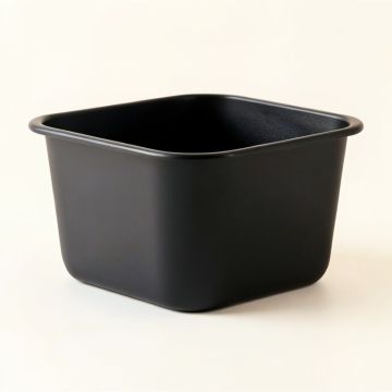 Dune Bend Empty Raised Planter - Black (synthetic illustration; no displayed measurements)