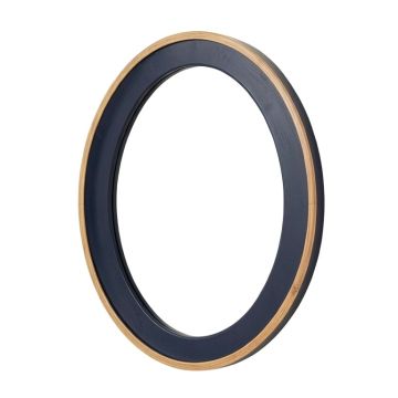 Hazel Bend Framed Wall Mirror - Navy