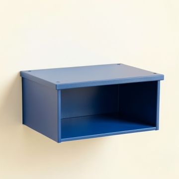 Hill Brook Wall-Mounted Shelf - Blue (synthetic illustration; no displayed measurements)