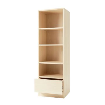 Slate Dell Narrow Cubby Tower - Ivory