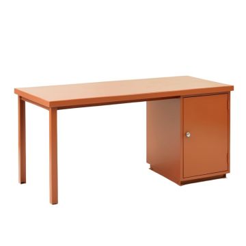 Sage Crossing Empty Workshop Workbench - Terracotta