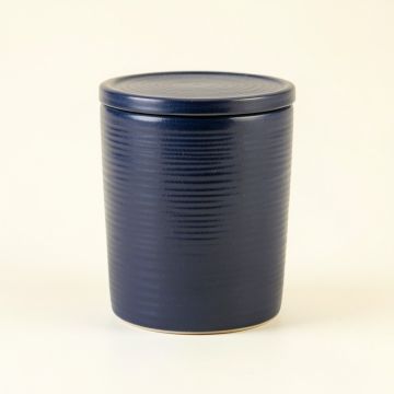 Dune Canyon Storage Canister With Lid - Navy (synthetic illustration; no displayed measurements)
