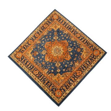 Hillsby Oriental Blue/Orange Area Rug