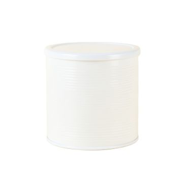 Dune Brook Storage Canister With Lid - White