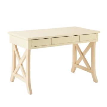 Hazel Edge Writing Desk - Cream