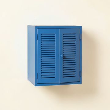 Brook Bend Wall-Mounted Laundry Cabinet - Blue (synthetic illustration; no displayed measurements)
