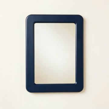 Alder Crest Framed Wall Mirror - Navy (synthetic illustration; no displayed measurements)