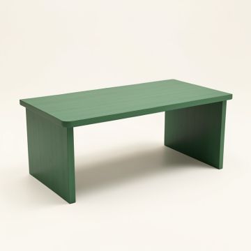 Summit Bridge Desktop Monitor Riser - Green (synthetic illustration; no displayed measurements)