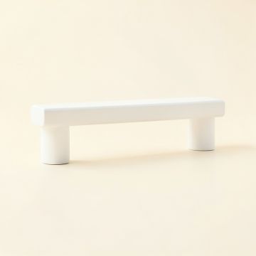 Briar Bluff Cabinet Handle Without Packaging - White (synthetic illustration; no displayed measurements)