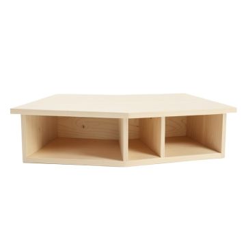 Ash Canyon Shoe Storage Bench - Ivory