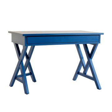 Pine Edge Writing Desk - Blue